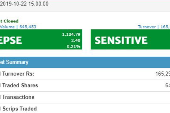 सेयर बजारमा सामान्य सुधार