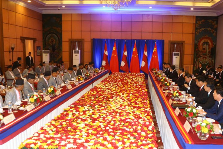 नेपाल–चीन द्विपक्षीय वार्ता शुरु