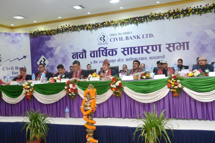 सिभिल बैंकको लाभांश पारित