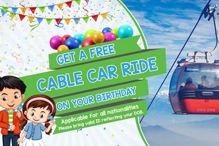 जन्मदिन मनाउन चन्द्रागिरि केवलकारकाे टिकट निशुल्क