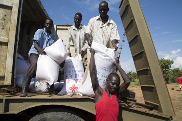 चीनले दियो दक्षिण सुडानलाई १ हजार टन चामल