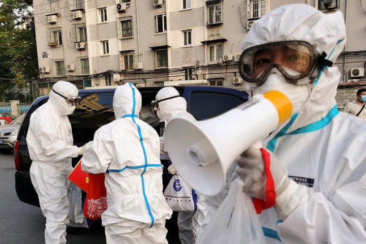 कोरोना बल्झिएपछि बेइजिङमा फेरि लकडाउन