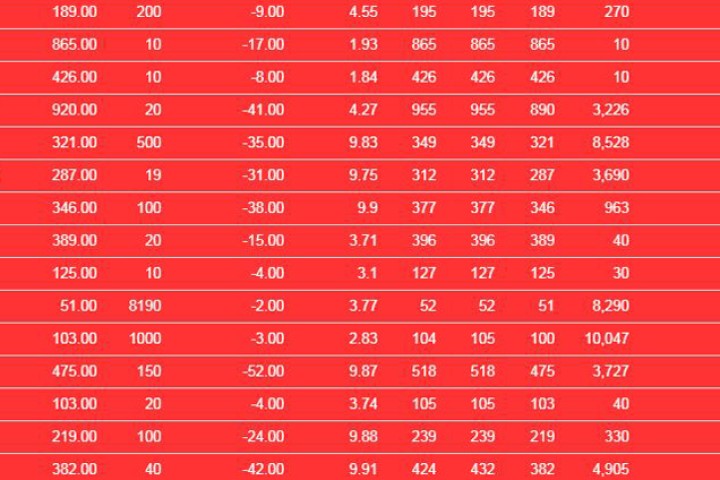 सेयर बजारमा पहिरो, यी हुन् नेगेटिभ सर्किट लागेका १३ कम्पनी