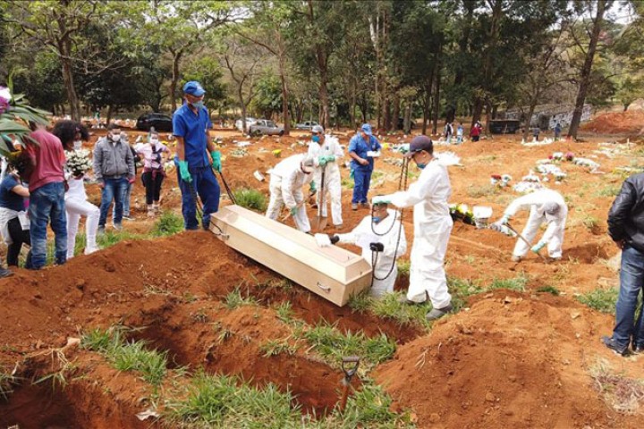 वेलायतलाई उछिन्दै ब्राजिल कोरोनाबाट सबैभन्दा धेरै मृत्यु हुने देशको सूचीमा दोस्रोमा