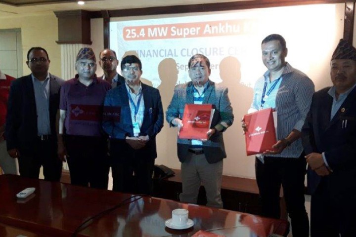 सुपर आँखुखोला जलविद्युतको लगानी जुट्यो, प्रभु बैंको नेतृत्वमा ३ संस्थाले साढे ३ अर्ब लगानी गर्ने
