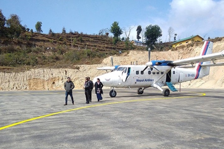 खानीडाँडा र थामखर्क विमानस्थलमा शनिबारदेखि नियमित उडान हुने