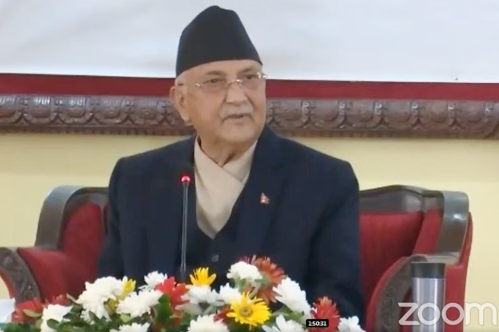 सरकार मनको हैन धनको गरिब हुँदा व्यवसायीलाई चाहेजति सहयोग गर्न सकेन : प्रधानमन्त्री