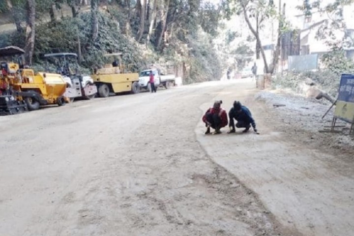 ७ वर्षमा पनि बनेन बालाजु-त्रिशूली सडक, ठेकेदारको चरम लापारबाही
