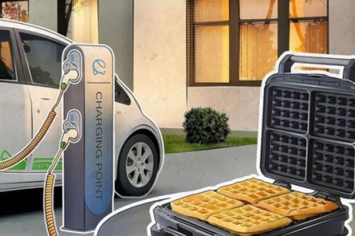 विद्युतीय सवारीसाधन जाँच्ने उपकरण किन्दै यातायात विभाग