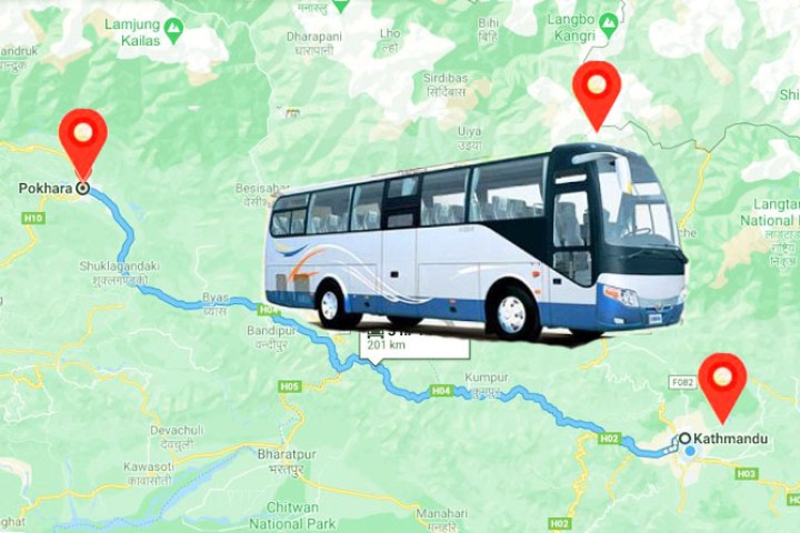 हाइटेक बन्दै सार्वजनिक यातायात, काठमाडौं-पोखरा रुटमा गुड्ने गाडीमा जीपीएस जडान गरिँदै