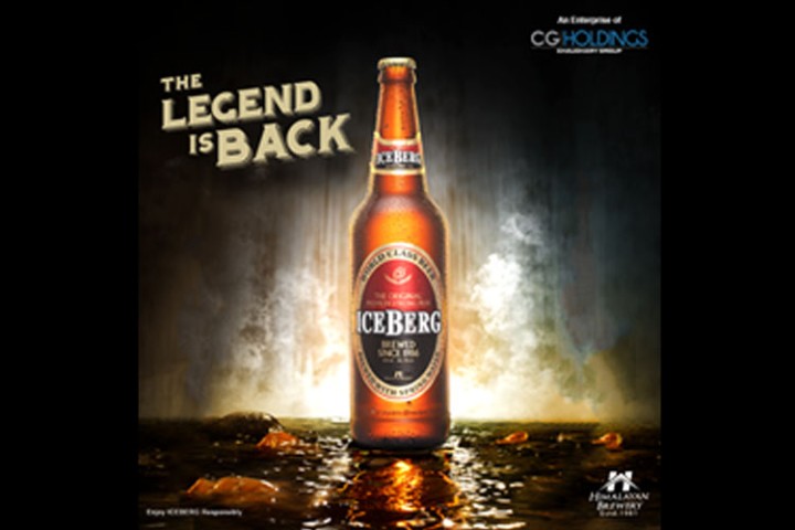 नयाँ स्वाद र लेबलमा आइसबर्ग बियर बजारमा