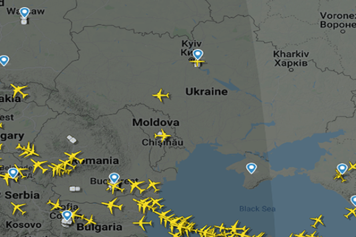 युक्रेनद्वारा सबै यात्रुवाहक विमानको उडान बन्द