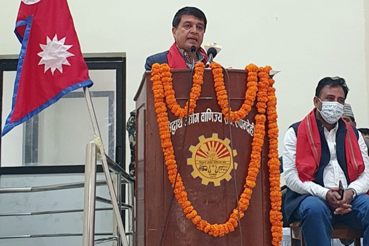 अस्थिर नीतिको कारण मुलुक औद्योगिक विकासतर्फ अगाडि बढ्न सकेन : वरिष्ठ उपाध्यक्ष ढकाल