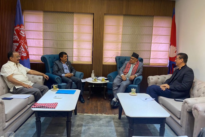 महासंघका कार्यवाहक अध्यक्ष र चीनका लागि नेपाली राजदूत बीच भेटवार्ता