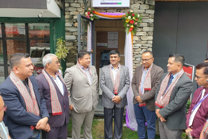 सिभिल बैंकको ९९औं एटिएम पोखराको लेकसाईडमा