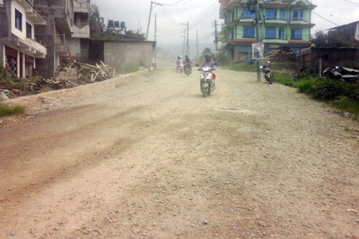 ८ वर्षमा पनि बनेन् जोरपाटी–गोकर्ण–सुन्दरीजल सडक