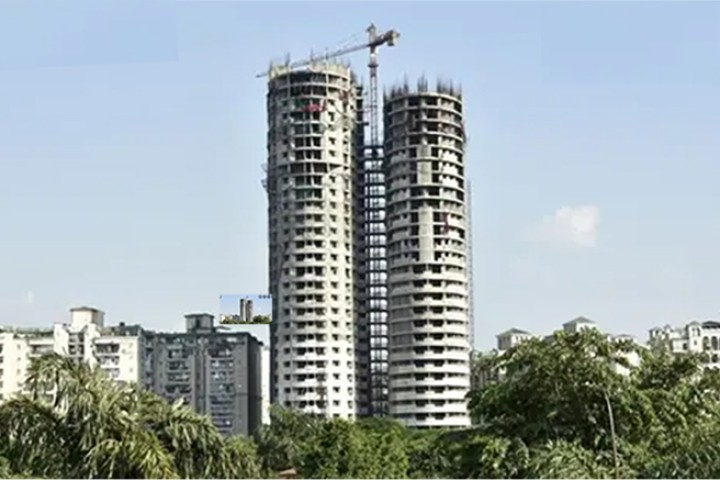 भारतकै अग्लो ट्वीन टावर भत्काइँदै, १२ सेकेण्डमा ग्राउण्ड जिरोमा ल्याइने