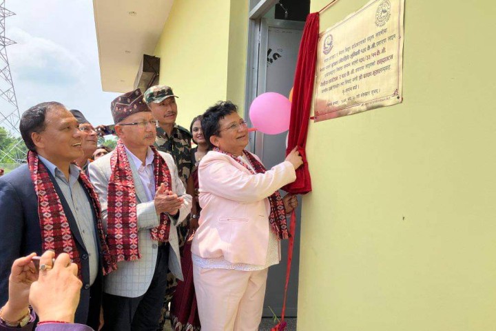 बुटवल–लुम्बिनी १३२ केभी प्रसारण लाइनको उद्घाटन