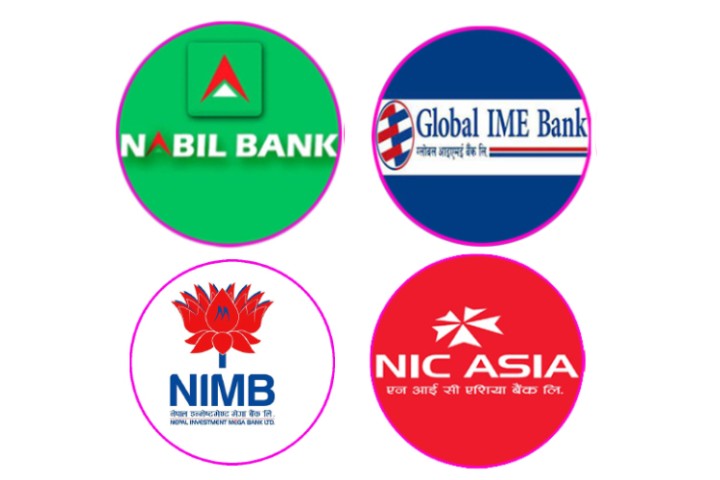 ‘नम्बर १’ बन्न ४ बैंक बीच टक्कर, २० मुख्य सूचकमा कुन अगाडि ? (तथ्यांकसहित)