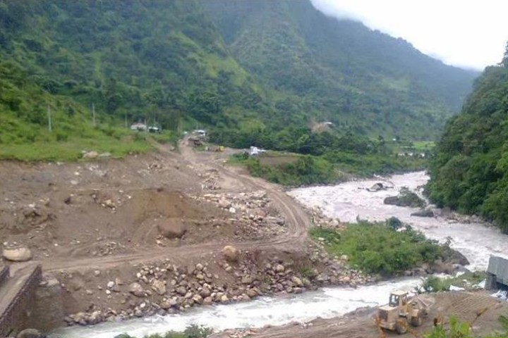 चिनियाँ लगानीको १३५ मेगावाटकाे मनाङ-मर्स्याङ्दी हाइड्रोपावर निर्माणले पायो तीव्रता