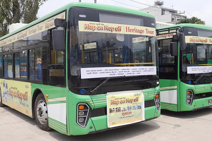 उपत्यकामा 'सम्पदा घुम्ती' बस सेवा सुरू, यस्तो छ रुट