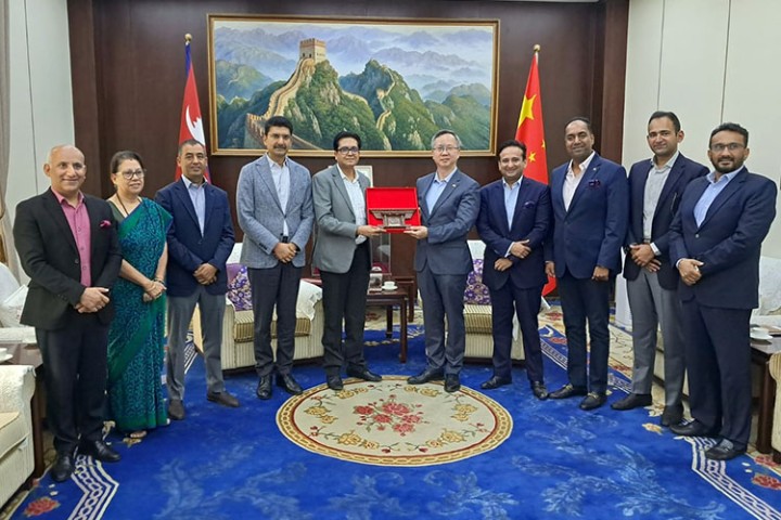 उद्योग परिसंघ र चिनियाँ राजदूतबीच छलफल, लगानी विस्तारमा जाेड