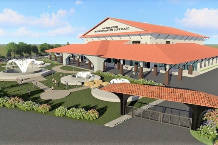 म्याद थप्दा पनि बनेन भरतपुरको सिटी हल, अझै आधा काम बाँकी