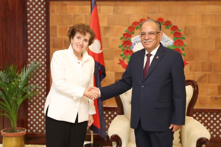 प्रधानमन्त्रीसँग एमसीसीका प्रमुख कार्यकारी अधिृकतको भेट