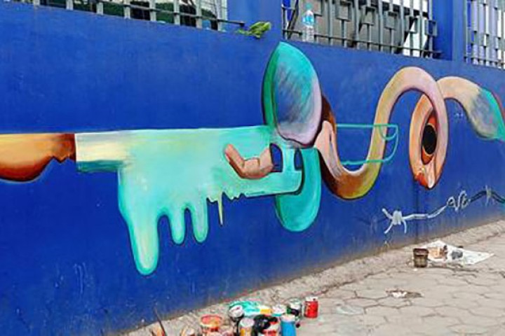 सार्वजनिक स्थलमा भित्ते चित्र बनाउँदै काठमाडौं महानगर, ५० लाख खर्च हुने