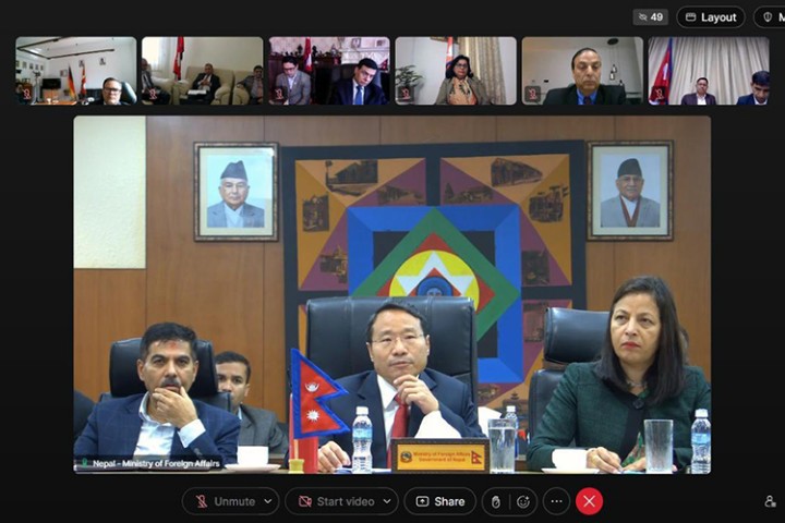 लगानी सम्मेलनको तयारी तीव्र, अर्थमन्त्रीले गरे ४० बढी देशका राजदूत र नियोग प्रमुखसँग भर्चुअल बैठक