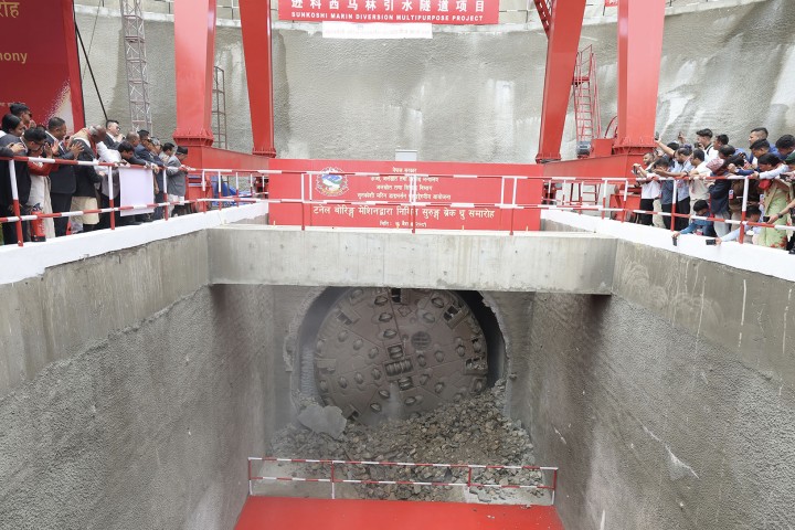 सुनकोशी मरिण डाइभर्सन : ५ महिना अगावै ब्रेक थ्रु, संचालनमा आउन अझै डेढ वर्ष लाग्ने