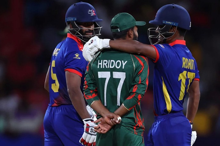 खराब ब्याटिङले विश्वकपमा नेपाल जितविहीन, बंगलादेशसँग २१ रनले पराजित