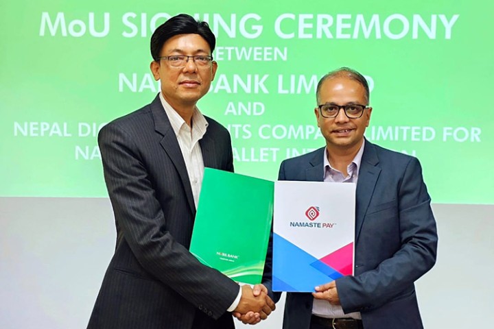 नबिल बैंक र नमस्ते पे वालेटबीच साझेदारी