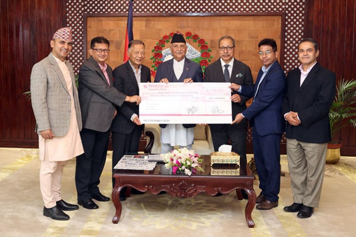 बाढी पहिरो प्रभावितलाई प्राइम बैंकद्धारा ३१ लाख सहयोग