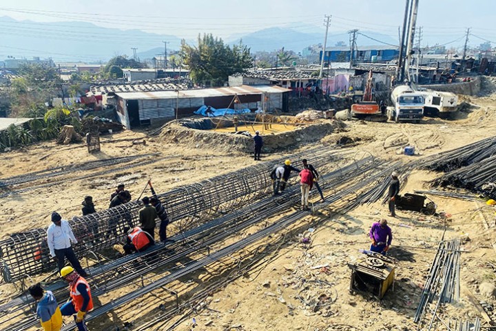 सेती नदीमा 'केबल-स्टेड' प्रविधिको पुल बन्दै, भौतिक प्रगति  २८ प्रतिशत