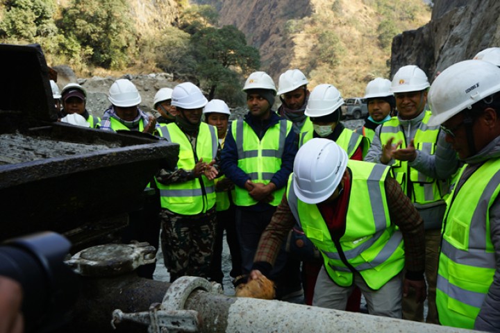 अपर म्याग्दी-१ को बाँध निर्माण सुरू