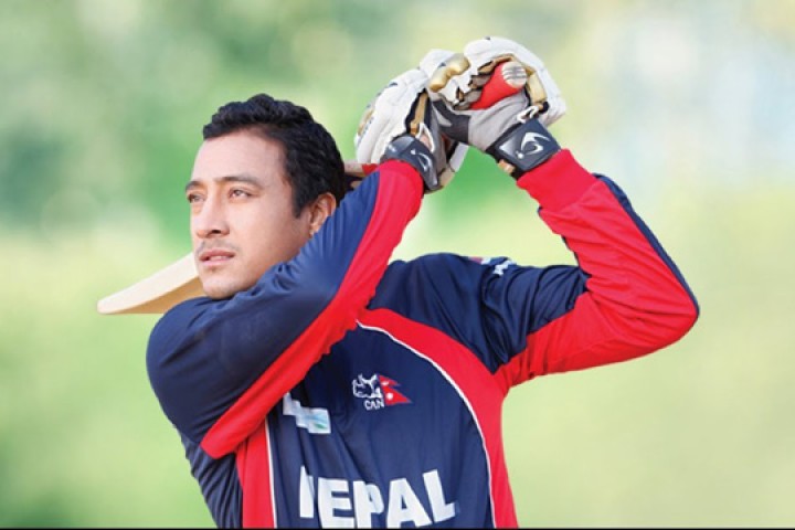 नेपाली क्रिकेट टिमको कप्तानबाट  राजीनामा दिने पारसको घोषणा