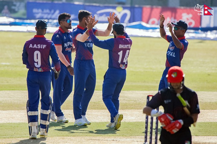 एसीसी प्रिमियर कप : नेपाल अपराजित रहँदै सेमिफाइनलमा, साउदी ६ विकेटले पराजित 